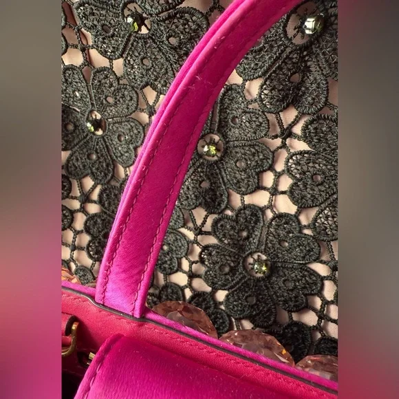 Kate Spade Sam Icon Candy Beaded Satin Small Tote Bag - Picture 11 of 16